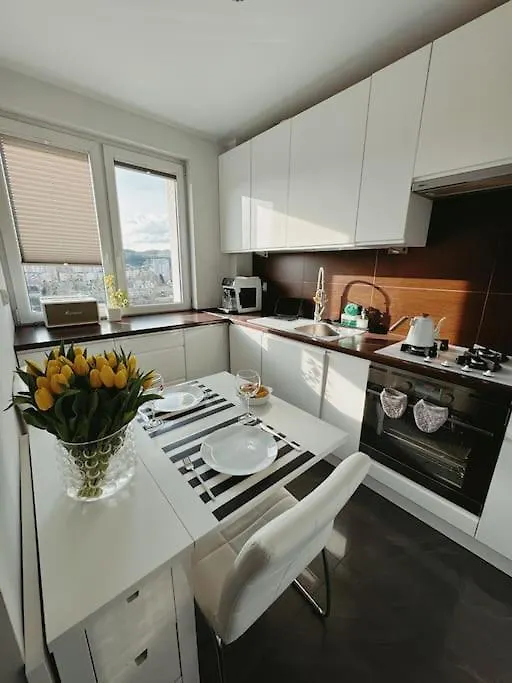 Apartament Z Widokiem Na Morze, 3 Min Ergo Arena Apartment Gdansk 0*,  Poland